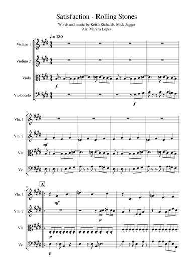 Satisfaction (arr. Marina Lopes)