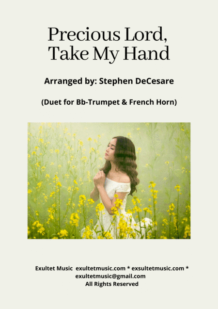 Precious Lord, Take My Hand (Duet for Bb-Trumpet and French Horn) (arr. Stephen DeCesare)