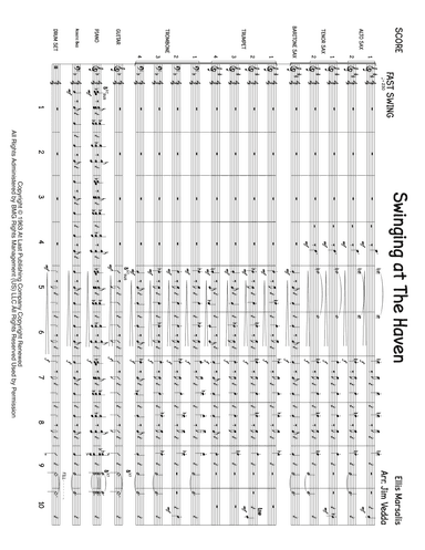 Swinging At The Haven (arr. Jim Vedda)