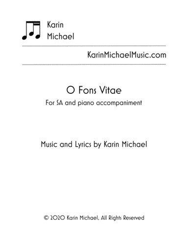 O Fons Vitae