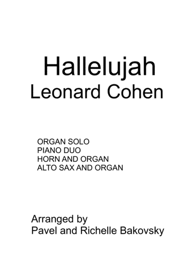 Hallelujah (arr. Pavel and Richelle Bakovsky)