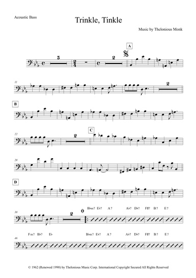 Trinkle-tinkle (arr. The Sheet Music Library)