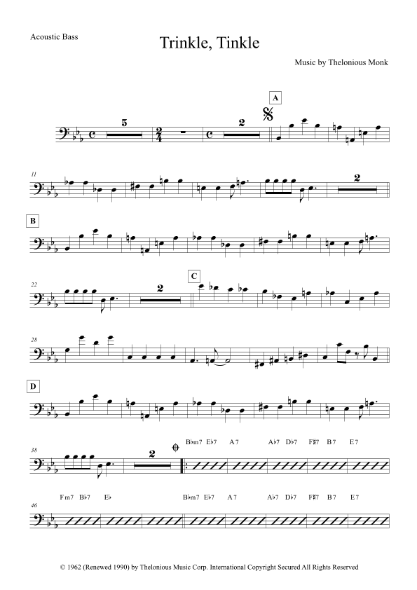 Trinkle-tinkle (arr. The Sheet Music Library)