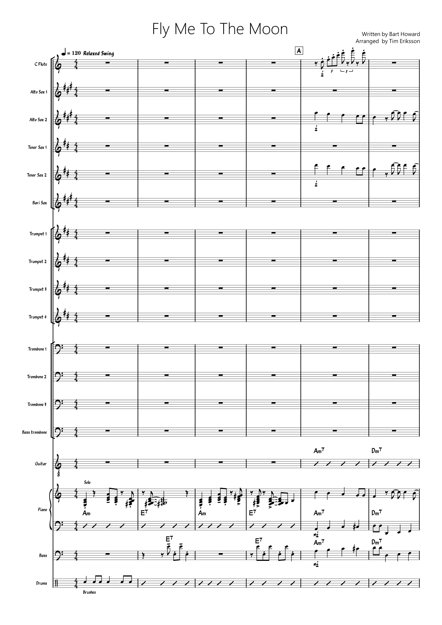 Fly Me To The Moon (in Other Words) (arr. Tim Eriksson)