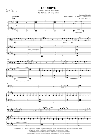 Goodbye (arr. S Carlile)