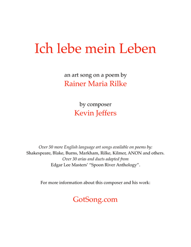 Ich lebe mein Leben