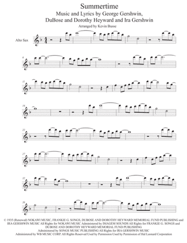 Summertime (arr. Kevin Busse)