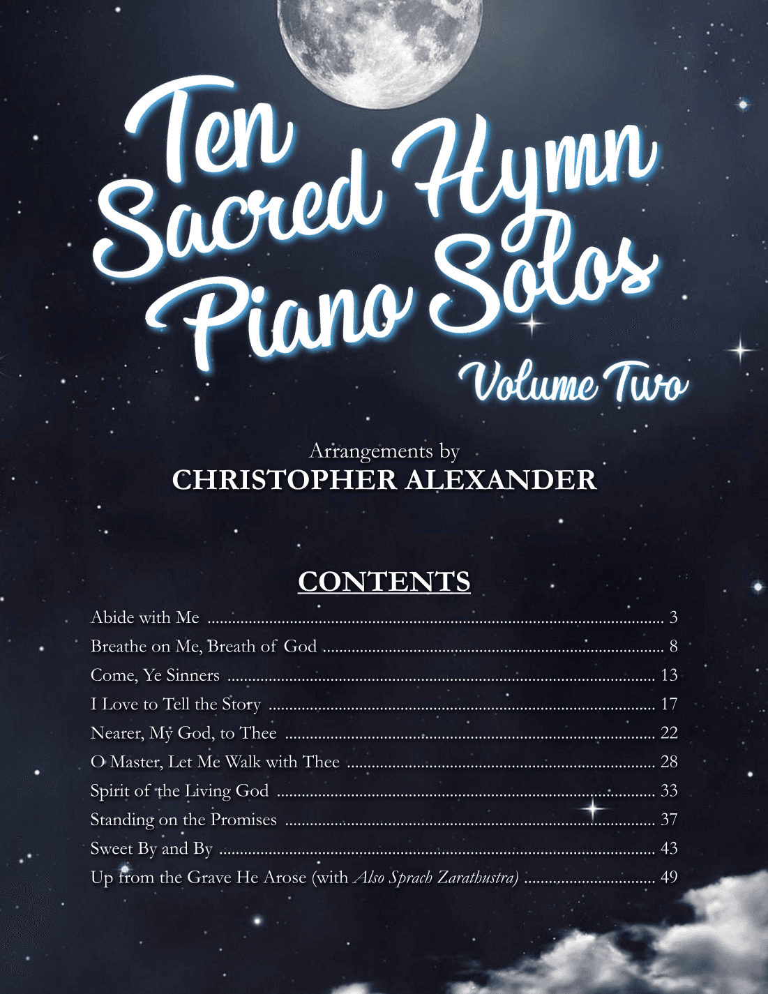 Ten Sacred Hymn Piano Solos, Vol. 2 (arr. Christopher Alexander)