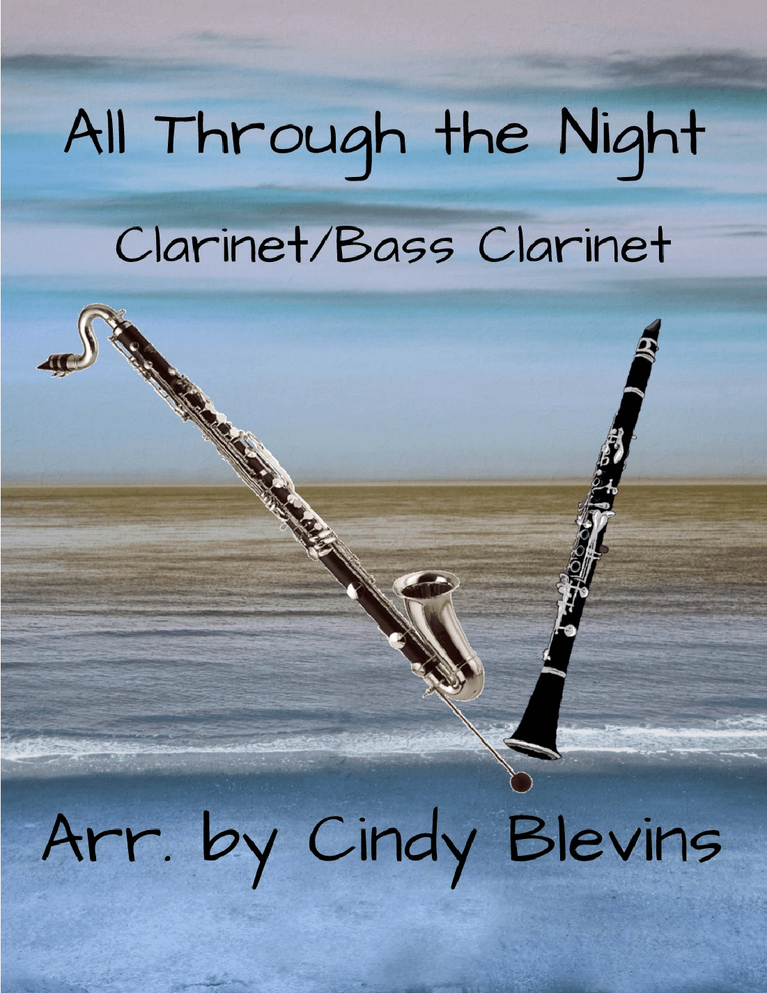 All Through the Night, Bb Clarinet and Bb Bass Clarinet Duet (arr. Cindy Blevins)
