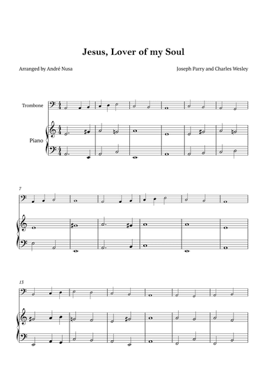 Jesus, Lover of my Soul (arr. André Nusa)