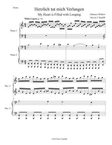 Herzlich tut mich Verlangen (My Heart is Filled with Longing) (arr. Steve Stanfill)