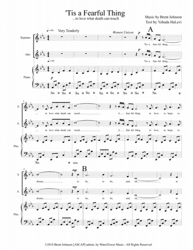 'Tis a Fearful Thing (to Love What Death Can Touch)