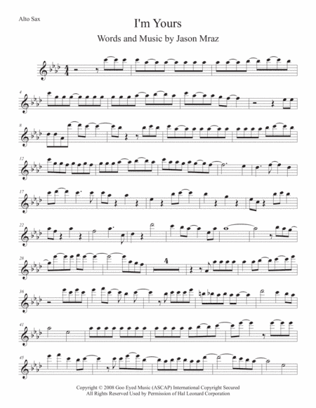 I'm Yours (arr. Kevin Busse)