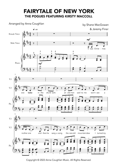 Fairytale Of New York (arr. Anna Coughlan)