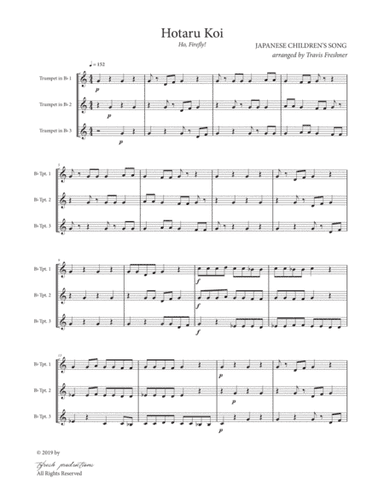 Hotaru Koi (arr. Travis Freshner)