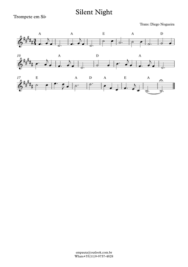 Silent Night (arr. DIEGO NOGUEIRA DE SIQUEIRA)