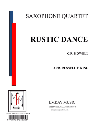 RUSTIC DANCE – SAXOPHONE QUARTET (arr. RUSSELL T. KING)