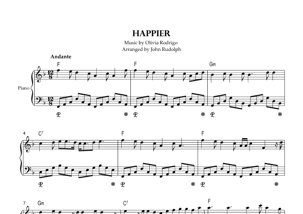 Happier (arr. John Rudolph)