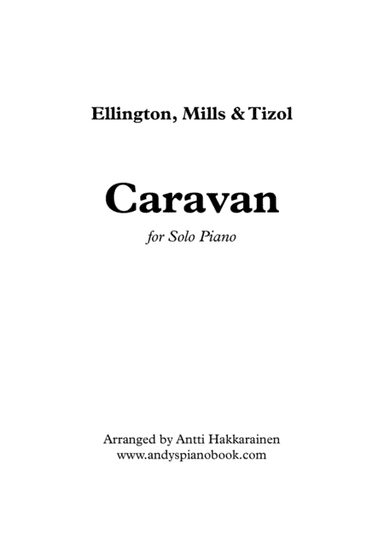Caravan  featured in SOPHISTICATED LADIES (arr. Antti Hakkarainen)