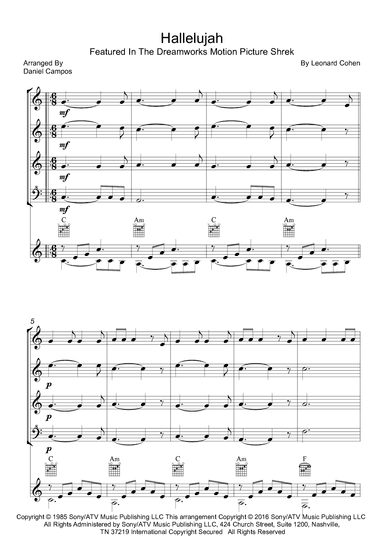 Hallelujah (arr. DANIEL ROBERTO DIAS CAMPOS)
