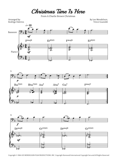 Christmas Time Is Here (arr. Rodrigo Faleiros)