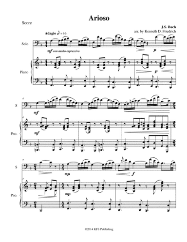 Arioso (arr. Kenneth D. Friedrich)