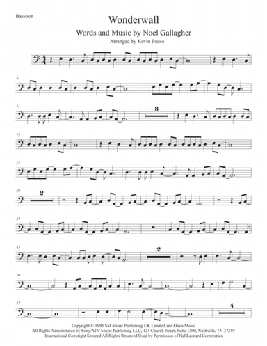 Wonderwall (arr. Kevin Busse)