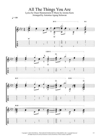 All The Things You Are (arr. Antonius Agung Setiawan)