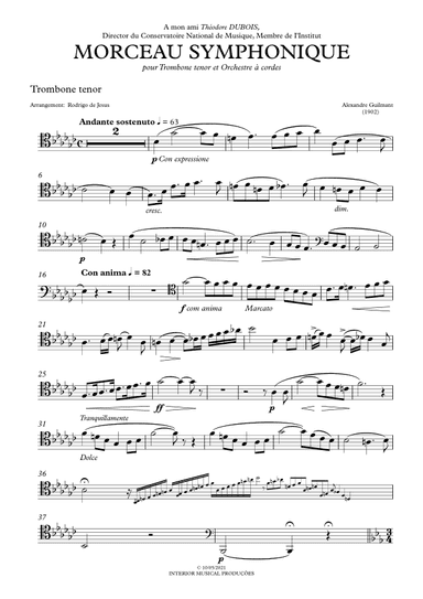 MORCEAU SYMPHONIQUE (arr. Rodrigo de Jesus)