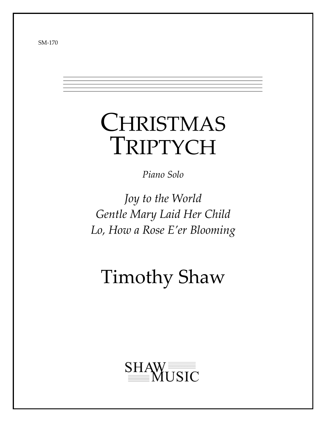 Christmas Triptych (arr. Timothy Shaw)