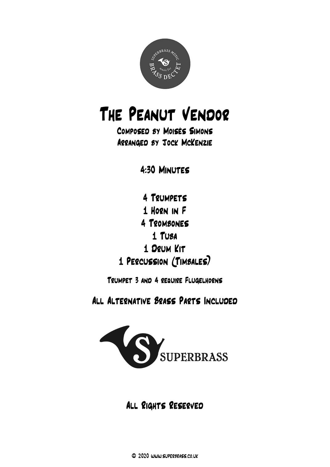 The Peanut Vendor (el Manisero) (arr. Jock McKenzie)