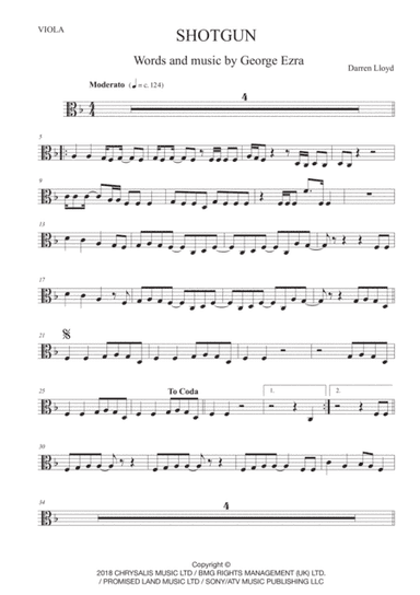 Shotgun (arr. Darren Lloyd)