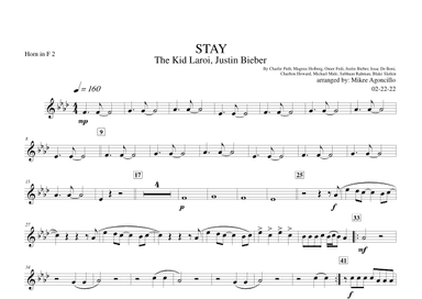 Stay (arr. Mikee Agoncillo)