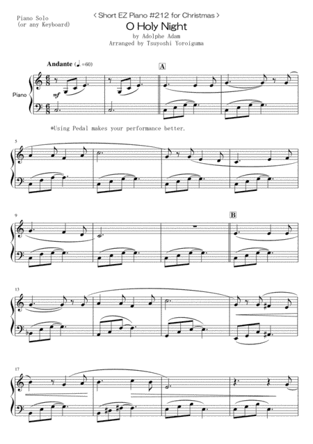O Holy Night (arr. Tsuyoshi Yoroiguma)