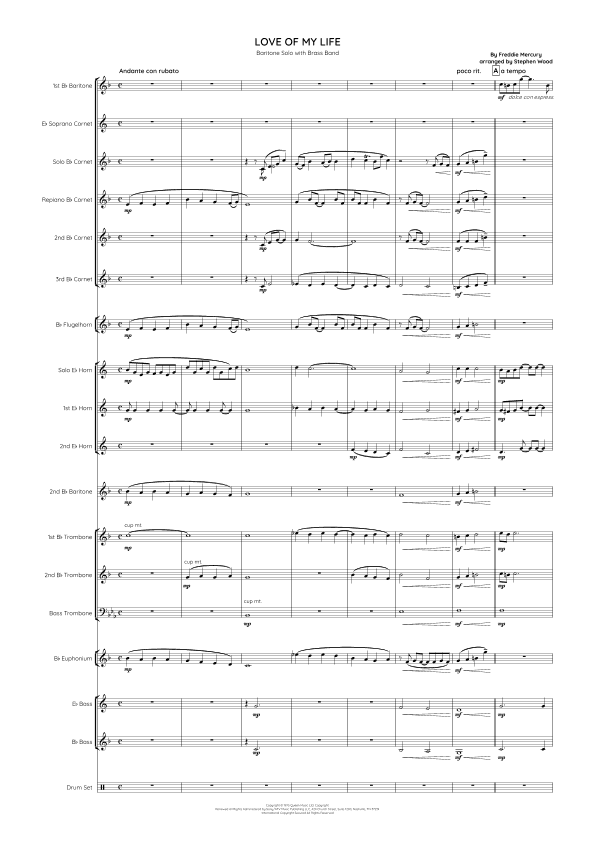 Love Of My Life (arr. Stephen Wood)