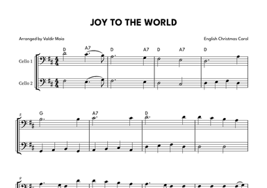 Joy To The World - Cello Duet (arr. Valdir Maia)