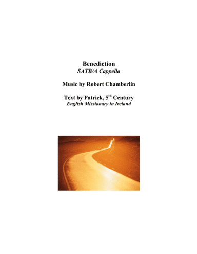 Benediction for SATB a cappella choir