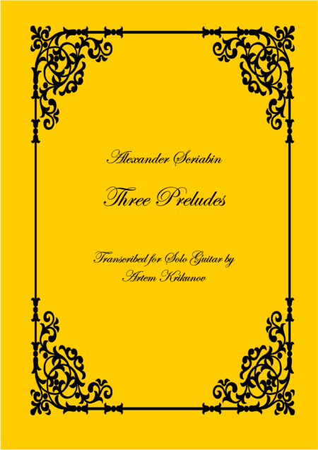 Three Preludes (arr. Artem Krikunov)