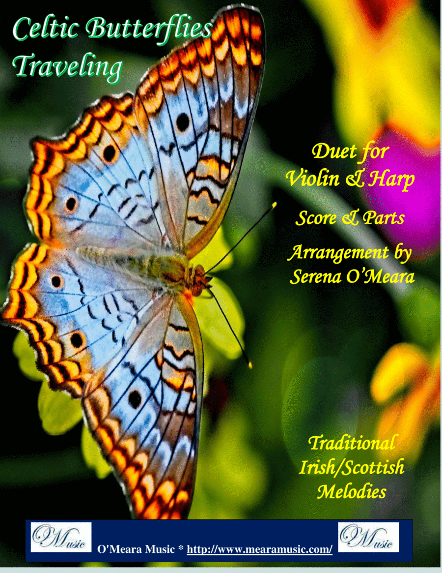 Celtic Butterflies Traveling, Duet for Violin & Harp (arr. Serena O'Meara)