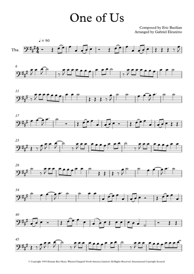 One Of Us (arr. Gabriel Eleutério)
