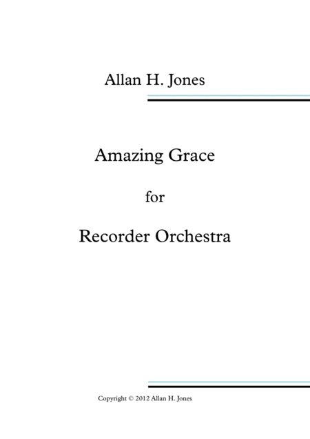 Amazing Grace (arr. Allan Herbie Jones)