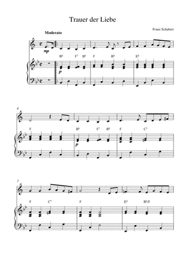 Trauer der Liebe (arr. Kaiserin Rebecca)