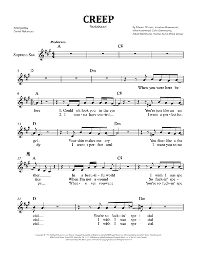 Creep (arr. Daniel Nakamura)