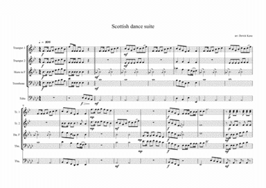 Scottish Dance Suite by Derick Kane for Brass Quintet (arr. Derick Kane)