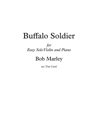 Buffalo Soldier (arr. Tim Curd.)