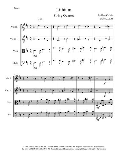 Lithium (arr. José angel Ortiz ramirez)