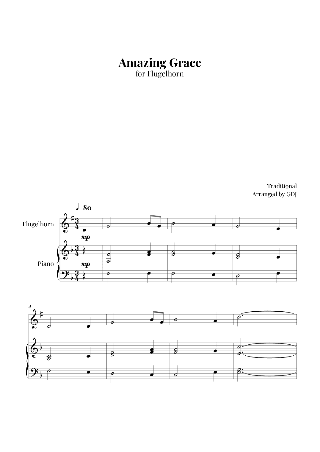 Away in a Manger (arr. GDJ)