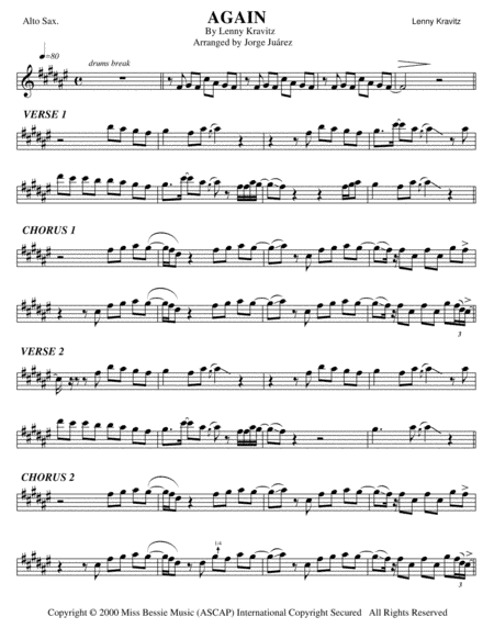 Again (arr. Jorge Juárez)