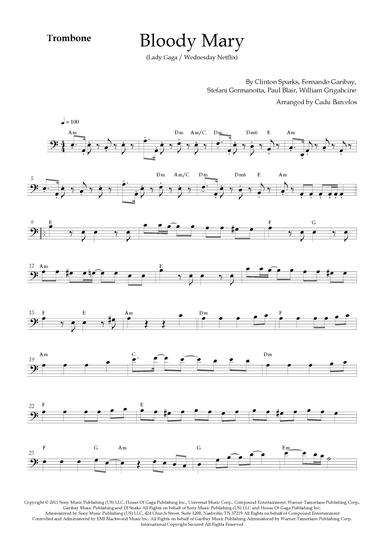 Bloody Mary (arr. Cadu Barcelos)