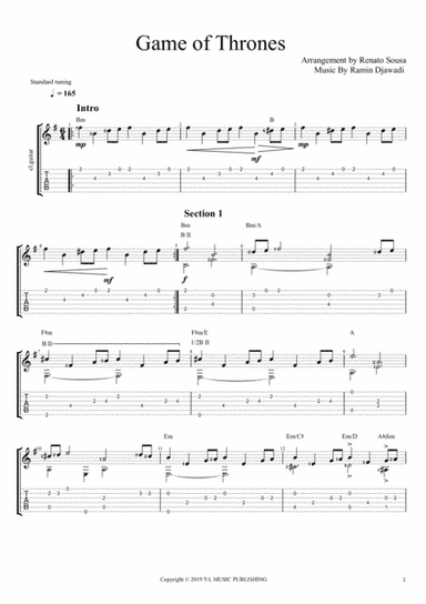 Game Of Thrones (arr. Renato Sousa)